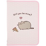 Папка для тетрадей А4 "Pusheen" пластик, молния с трёх сторон