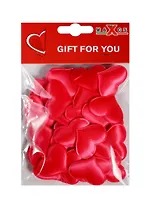 Сердечки средние, 3.2 см, 50 шт, в пакете с подвесом, розовые (11-00094-21)