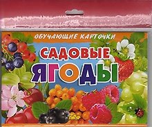 Обучающие карточки "Садовые ягоды" (европодвес)