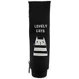 Пенал на молнии Тюбик Lovely cats (силикон) (23х7,5) (ПВХ бокс)