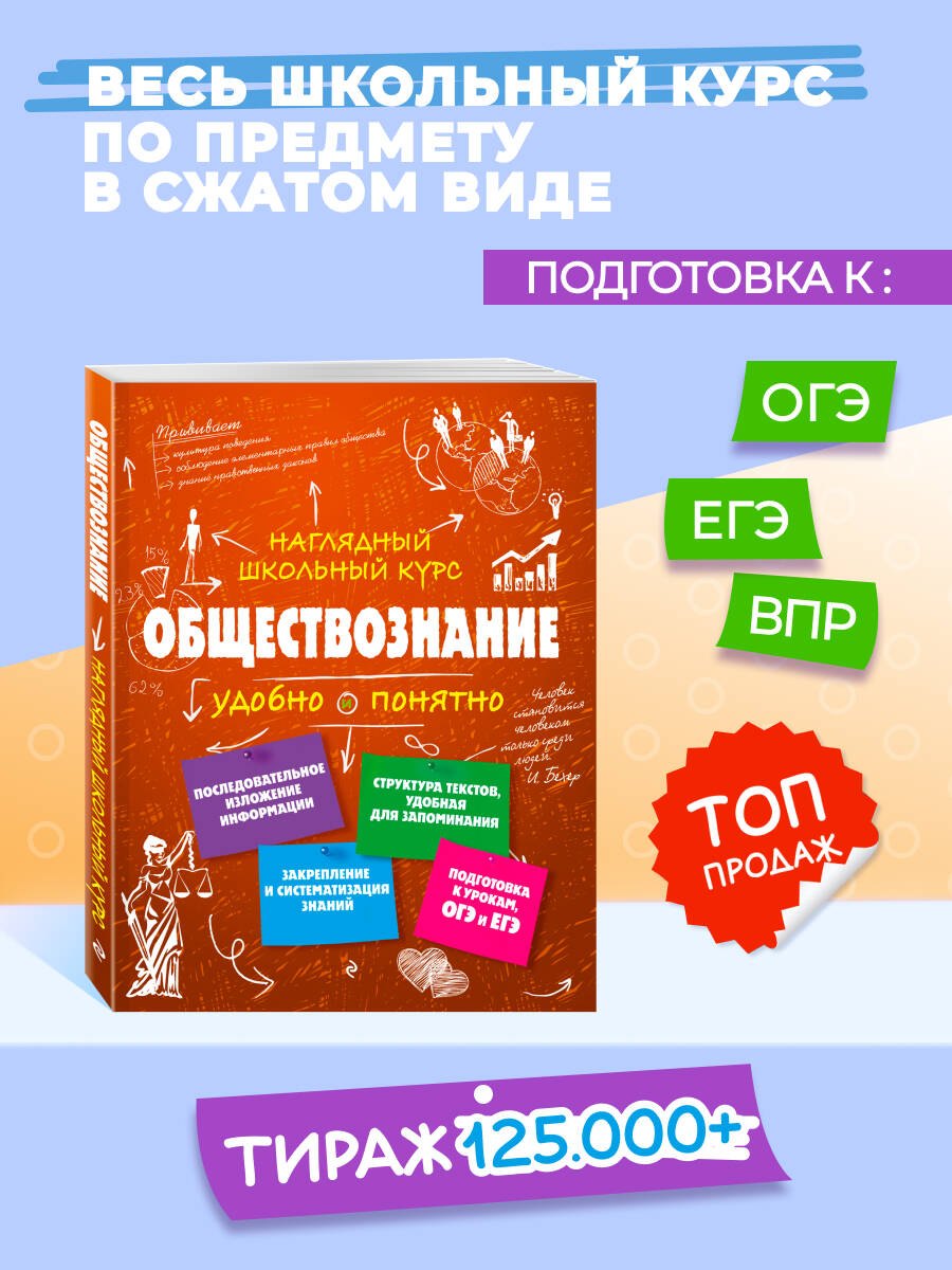 

Подготовка к урокам, ОГЭ и ЕГЭ. Обществознание. Удобно и понятно