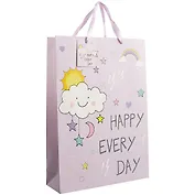 Пакет А3 46*33*10 "Счастье каждый день" дет., бум.мат.ламинат
