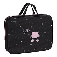 Папка для тетрадей А4 "Royal Kitty" 35*26,5*7,5см, ткань, молния
