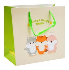 Пакет А4 28*28*12 "Always happy" дет.,бум.мат.ламинат