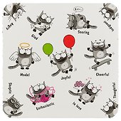 Подставка под чашку Cats life (ПЧ2018-06) - 0