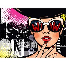 Картина-раскраска по номерам «Wow. Fashion», 30 х 40 см, на холсте, Три совы