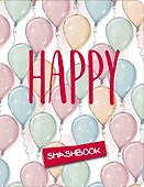 Книга для записей «Happy. Разноцветный с наклейками», 160 страниц, Эксмо - 0