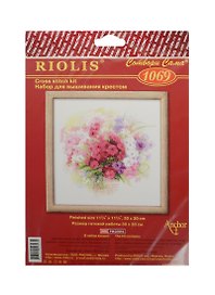 Набор для вышивания крестом Риолис Летний букет (1069) (641438) (30х30см) (упаковка)