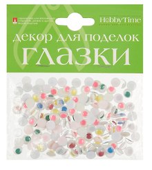 Декор для поделок. Глазки 1. d=7 мм. -Китай: Альт, 2-026 255325