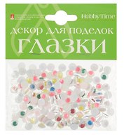 Декор для поделок. Глазки 1. d=7 мм. -Китай: Альт, 2-026 255325