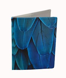 Обложка для паспорта Feather blue