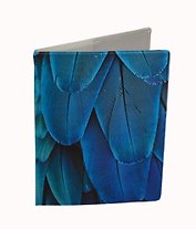 Обложка для паспорта Feather blue
