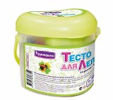 РАЗВИВАШКИ Тесто д/лепки 10цв + формочка в пласт. ведерке Т1218
