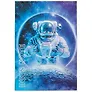 Записная книжка А6+ 64л тчк. "Space adventures" интегр.переплет, ламинация soft-touch
