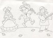 РАСКРАСКИ А5 эконом. альбомные. ЛЮБИМЫЕ СКАЗКИ - 2
