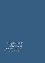 Еженедельник недат. А5  48л  "MEMORY. Моменты"  синий, мат. лам, скругл. углы, тисн. фольгой, запечатанный оборот, скоба, офсет