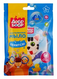 Мыльный пластилин ДобрБобр Пластилиновое мыло (3 цв.)