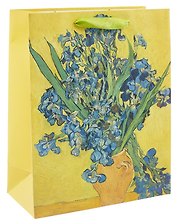 Пакет А4 32*26*12 "Винсент Ван Гог. Ирисы" нейтр., бум.мат.ламинат