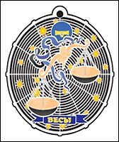 Закладка для книг Знак зодиака Весы (RBM-21) (Мир Бижу)