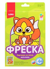 Набор для творчества LORI Фреска. Картина из песка Бельчонок Пз/Ф-010