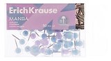 Кнопки силовые 50шт "Manga" цветные, пл/уп, ERICH KRAUSE