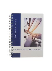Блокнот А6 96л "Moments" пласт.обл., бок.спираль, скругл.углы, IN FOLIO