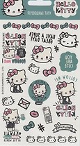 Наклейки-тату переводные 110*200 (Hello Kitty)