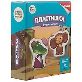 Набор для творчества LORI Фигурки из теста Союзмультфильм Чебурашка и Гена