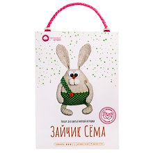 Набор для изготовления мягкой игрушки ТМ Малиновый Слон Зайчик Сёма ТК-003