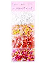 Бисер круглый 6/0 "Красочное лето" 4 цвета х 20 грамм