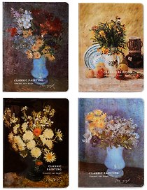 Записная книжка А6+112л лин./кл./нелин. "Classic painting. Van Gogh" ПВХ-обл., ассорти