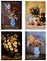 Записная книжка А6+112л лин./кл./нелин. "Classic painting. Van Gogh" ПВХ-обл., ассорти - 0