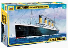 Сборная модель ЗВЕЗДА, Пассажирский лайнер Титаник 1/700