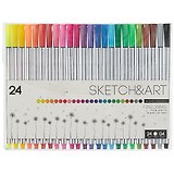Линеры 24цв "SKETCH&ART" 0,4мм, Bruno Visconti