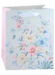 Пакет А4 32*26*12,5 "Цветочная красота" жен., бум.мат.ламинат 