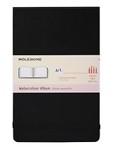 Moleskine/Молескин Блокнот Classic" Large, 21х13 см, 72 листа, для акварели, черный"