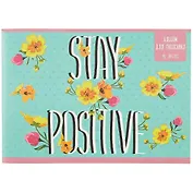 Альбом для рисования Listoff, Stay positive, А4, 40 листов, на скрепке