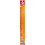 Линейка 30см "Neon" оранж., подвес, ERICH KRAUSE