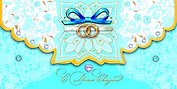 Открытка серии Люкс конверт для денег В День Свадьбы! [РХ221-0024]
