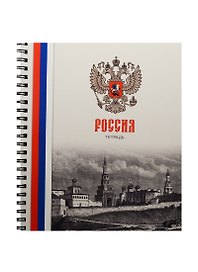 Тетрадь общая «Государственная символика», 96 листов в клетку, А5, в ассортименте - Unnika