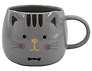 Кружка с ушками Котик серый (керамика) (480мл) (12-6641-202604-10)