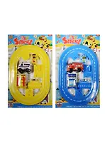 Машинка заводная с треком (ассорти ) (блистер) (15-02574-366)