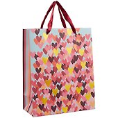 Пакет А4 32*26*12 "Color Hearts" жен., бум.мат.ламинат - 0