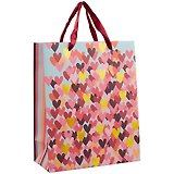Пакет А4 32*26*12 "Color Hearts" жен., бум.мат.ламинат