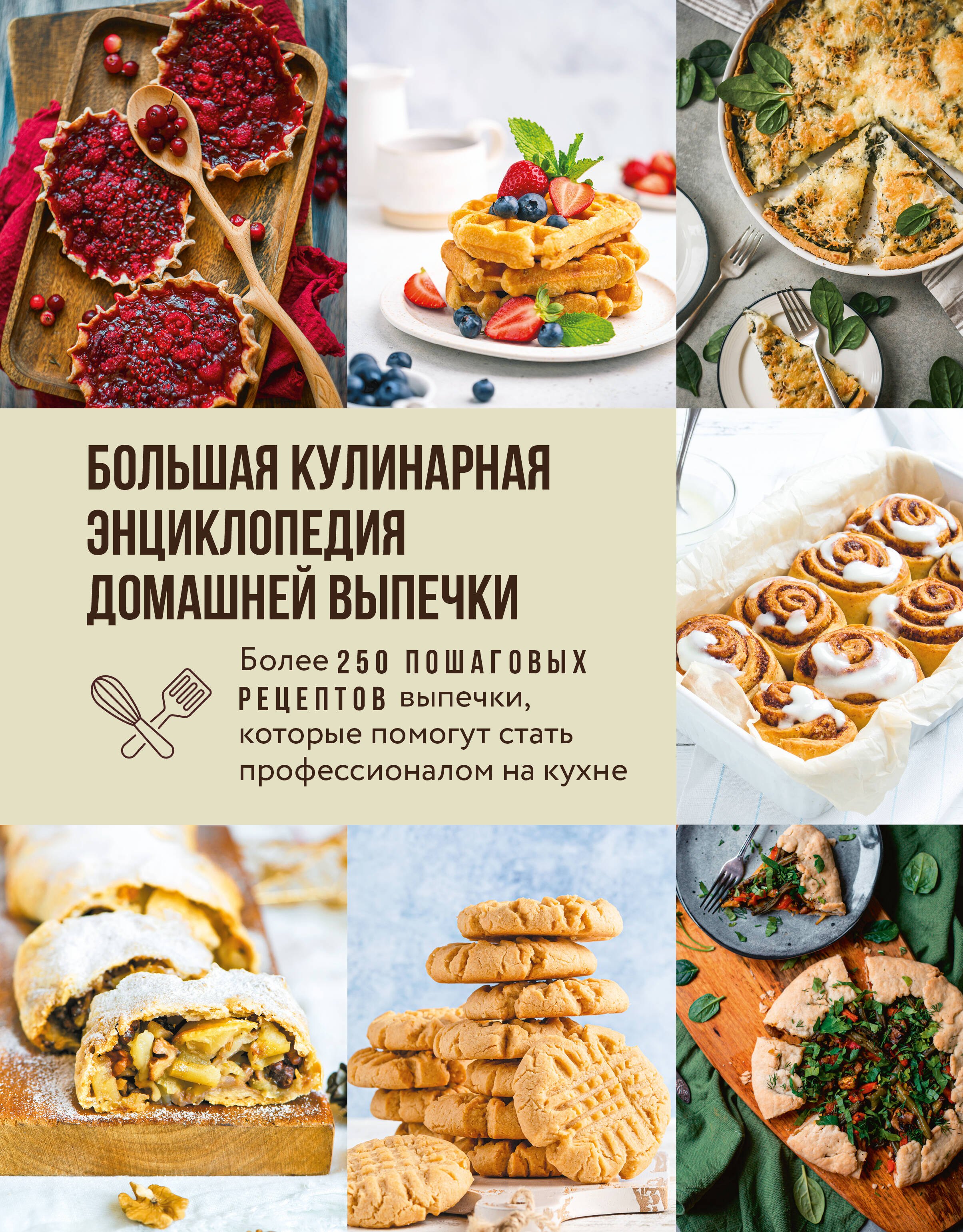 

Большая кулинарная энциклопедия домашней выпечки. Более 250 пошаговых рецептов выпечки, которые помогут стать профессионалом на кухне