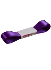 КТ Лента атласная 2см*4 ярда,  465-Purple