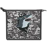 Папка для тетрадей А5 "АКУЛА" 23*20*5см пластиковая, молния