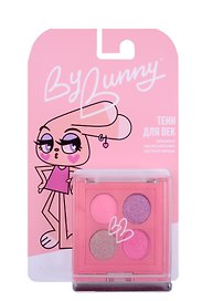 By Bunny Тени для век палетка 4 цвета (розовые и сиреневые оттенки) (BB058)
