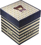 Коробка подарочная "Мишка" 13,5*13,5*13,5см
