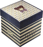 Коробка подарочная "Мишка" 13,5*13,5*13,5см